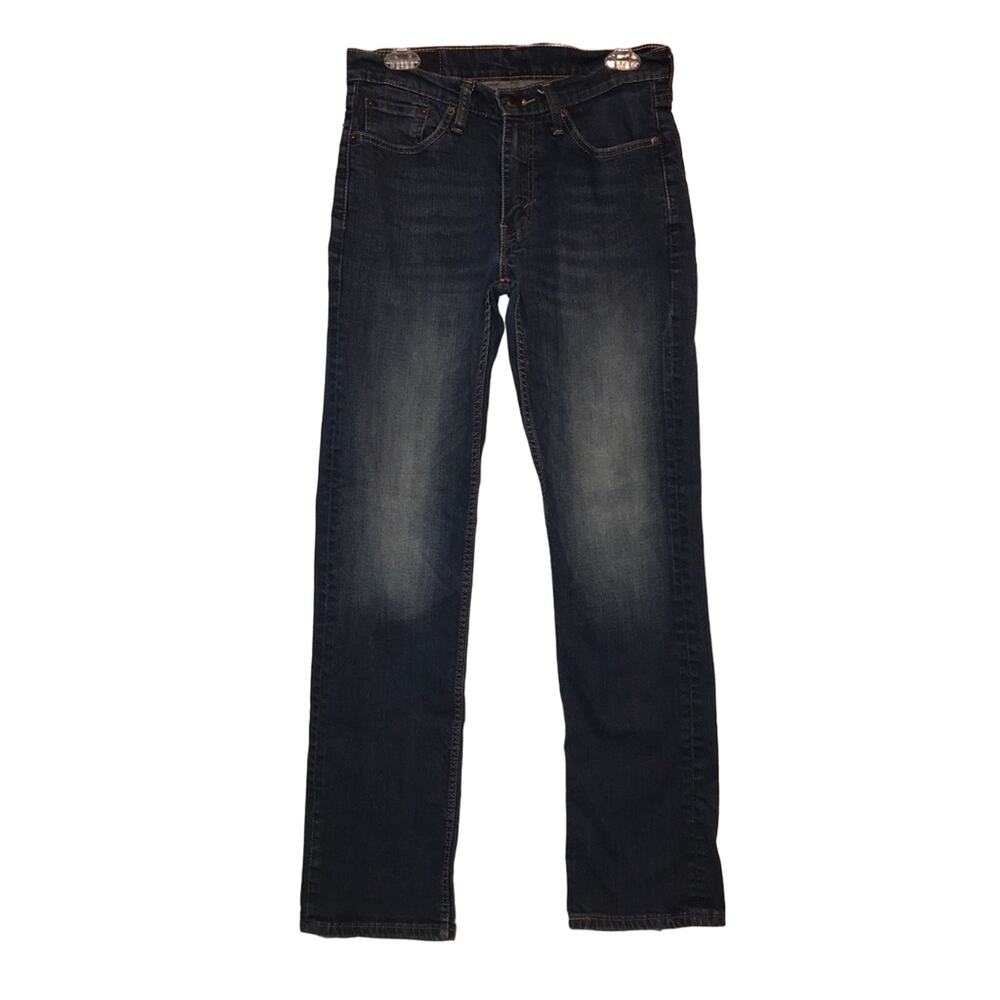 Levi's 514 Straight Leg Jeans 30x32 Dark Wash Faded Blue Classic Fit